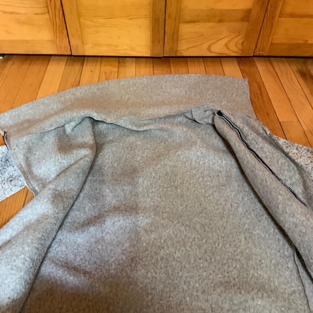 Womens Lg Grey White Jacket Sz Large - Picture 4 of 5